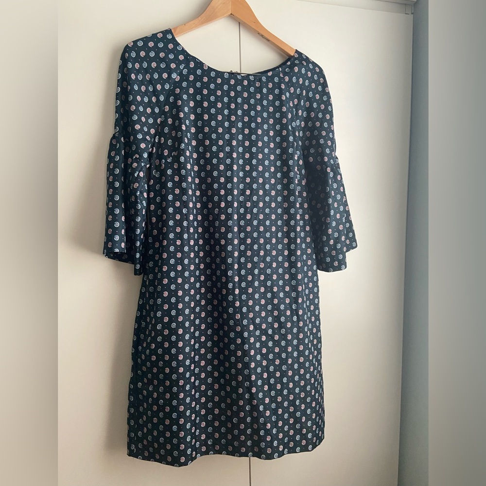 BOHO PRINTED MID BANANA REPUBLIC FLOWY DRESS